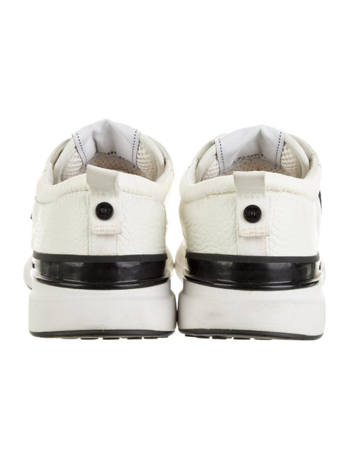 Chanel Interlocking CC Logo Leather Sneakers