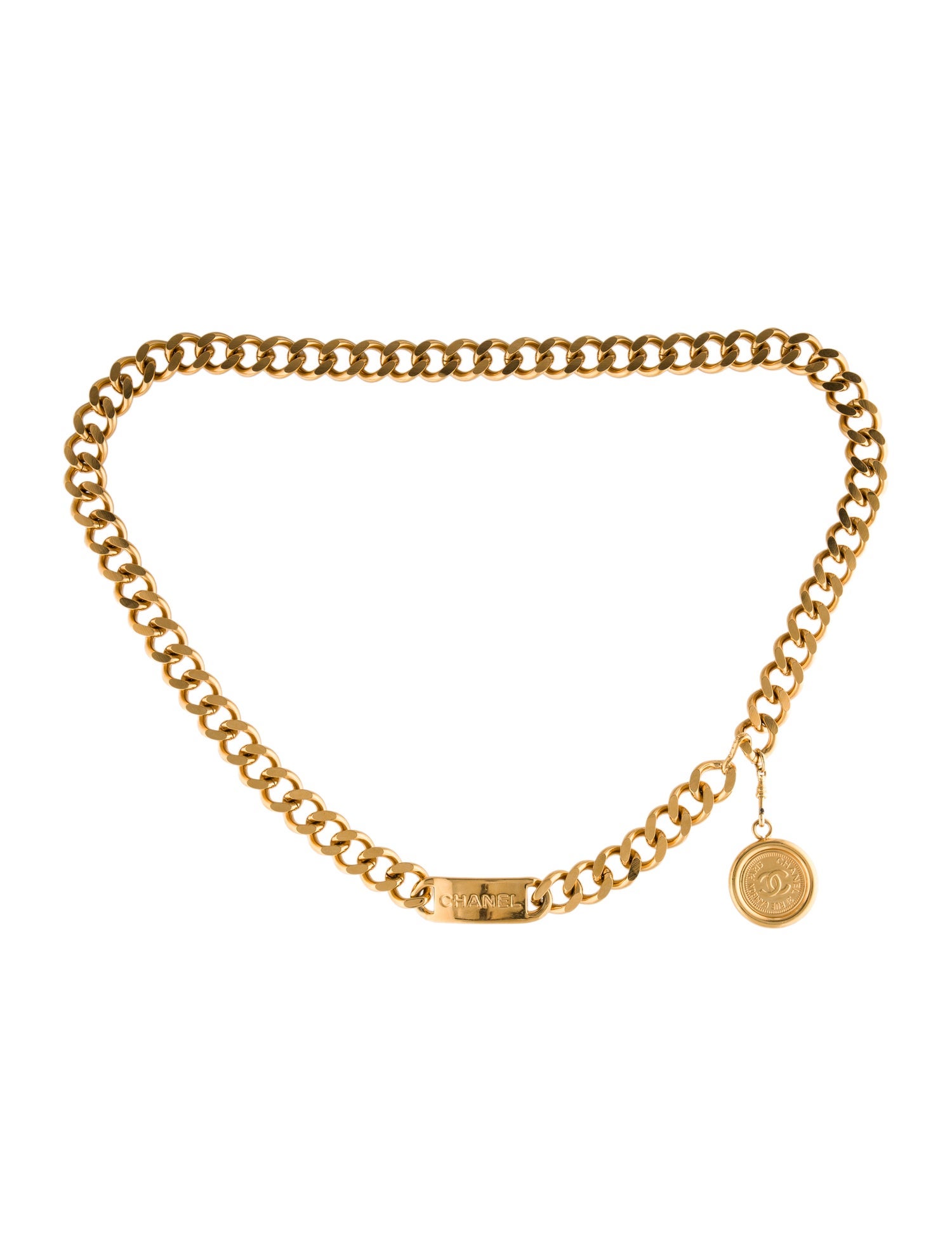 Chanel 1994 Interlocking CC Logo Waist Belt