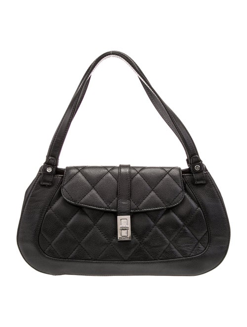 Chanel Large Quilted Mademoiselle Lock Flap Bag