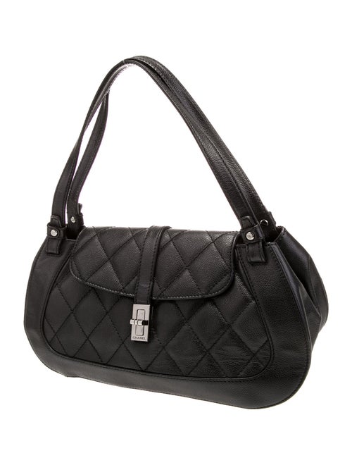 Chanel Large Quilted Mademoiselle Lock Flap Bag