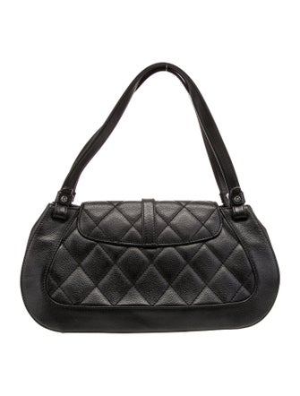 Chanel Large Quilted Mademoiselle Lock Flap Bag
