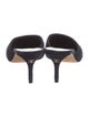 Chanel Interlocking CC Logo Suede Mules