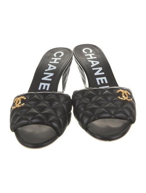 Chanel 2022 Interlocking CC Logo Slides