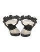 Chanel Interlocking CC Logo Rubber Slides