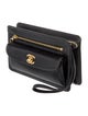 Chanel Leather CC Wristlet