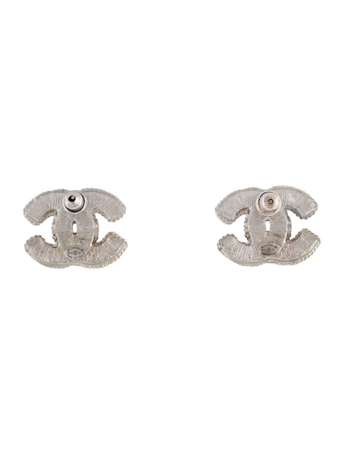 Chanel Resin CC Stud Earrings