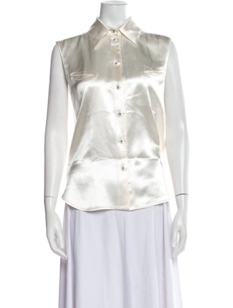 Chanel 2014 Paris-Dallas Button-Up Top