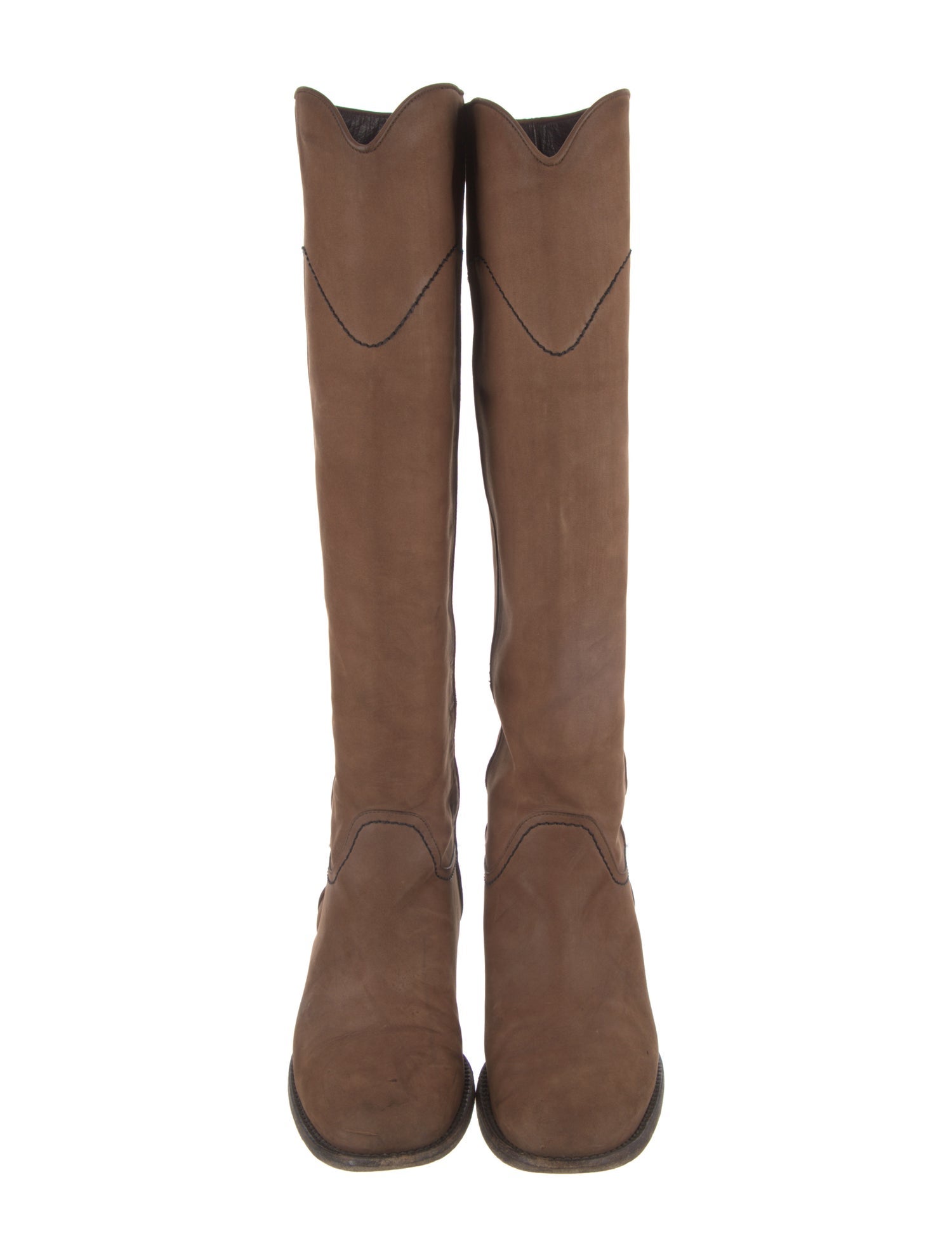 Chanel Interlocking CC Logo Leather Riding Boots