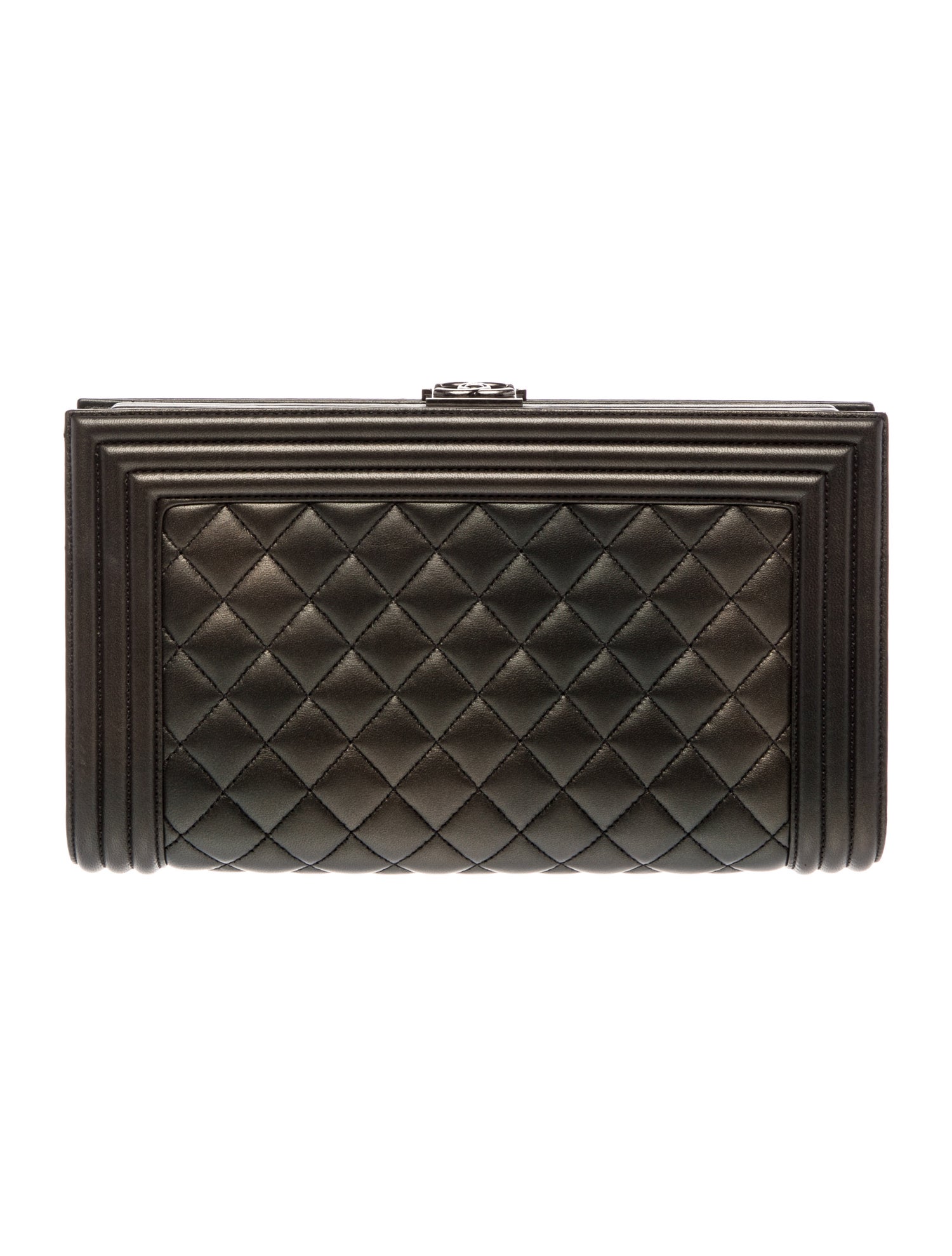Chanel Quilted Boy Frame Clutch