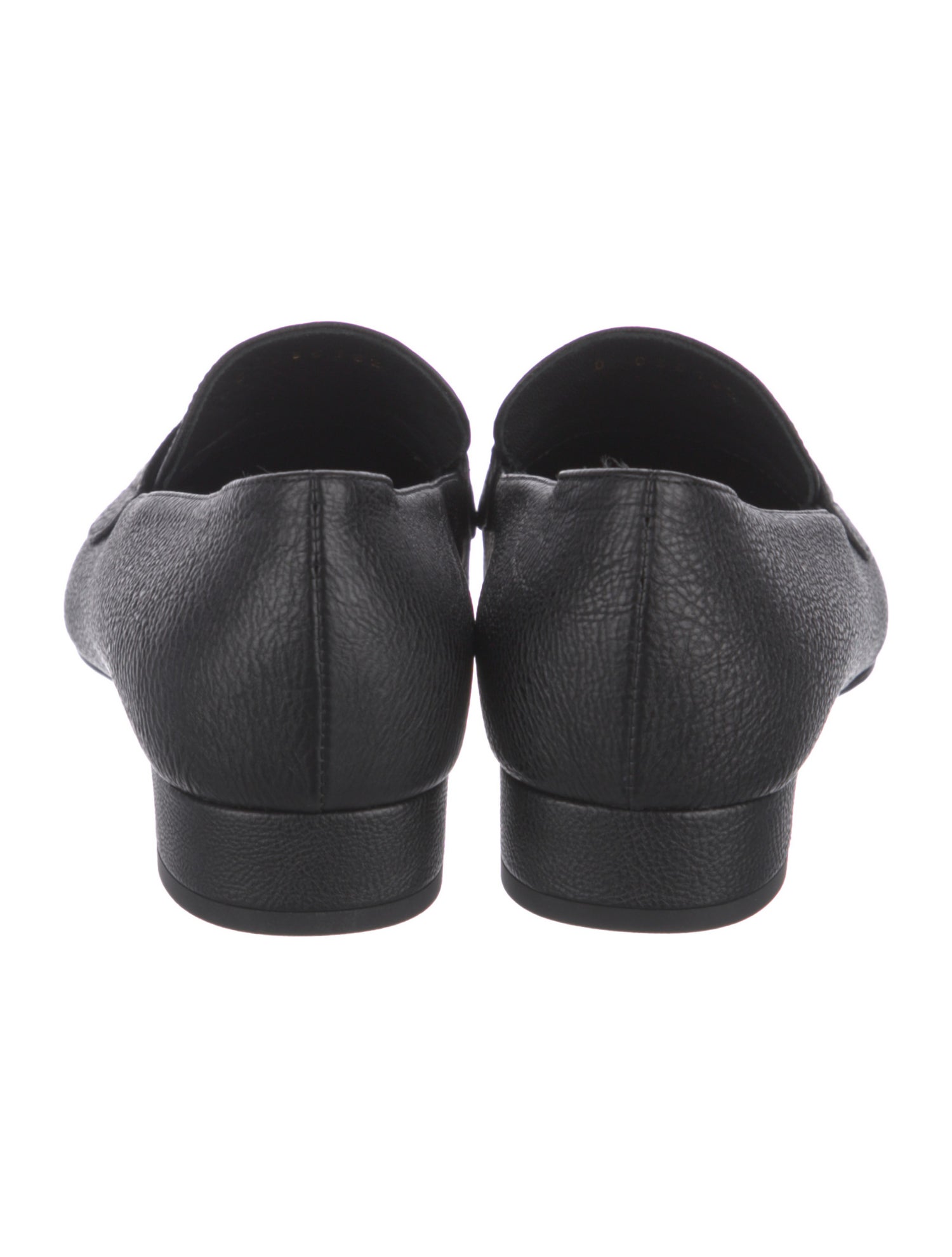 Chanel Interlocking CC Logo Leather Loafers