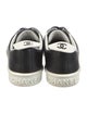 Chanel Interlocking CC Logo Leather Sneakers