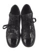 Chanel Interlocking CC Logo Leather Sneakers