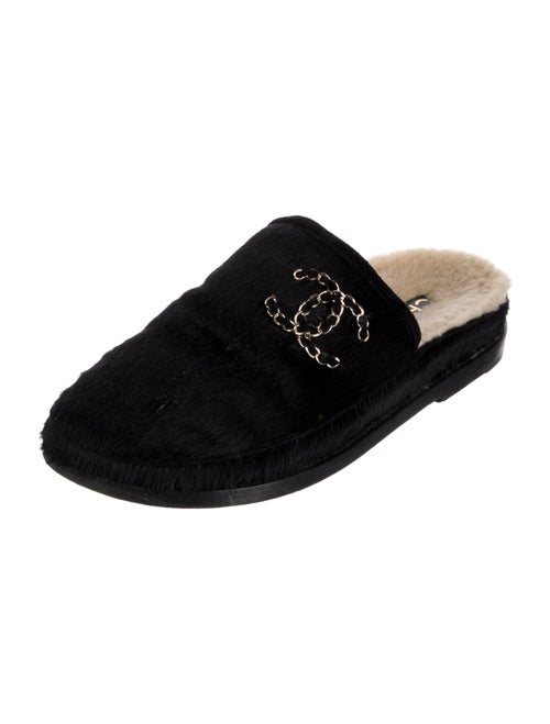 Chanel 2022 Interlocking CC Logo Mules
