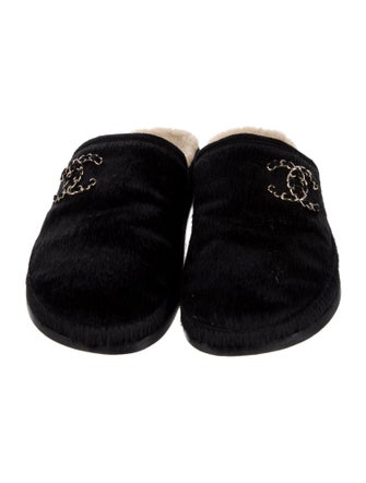 Chanel 2022 Interlocking CC Logo Mules