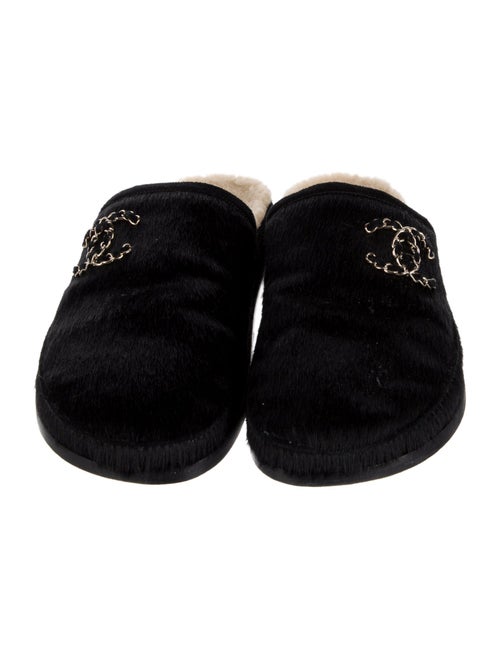 Chanel 2022 Interlocking CC Logo Mules