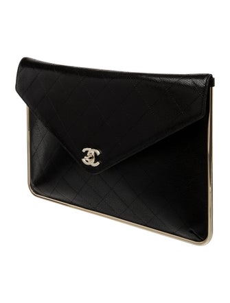 Chanel 2024 Quilted CC Clutch