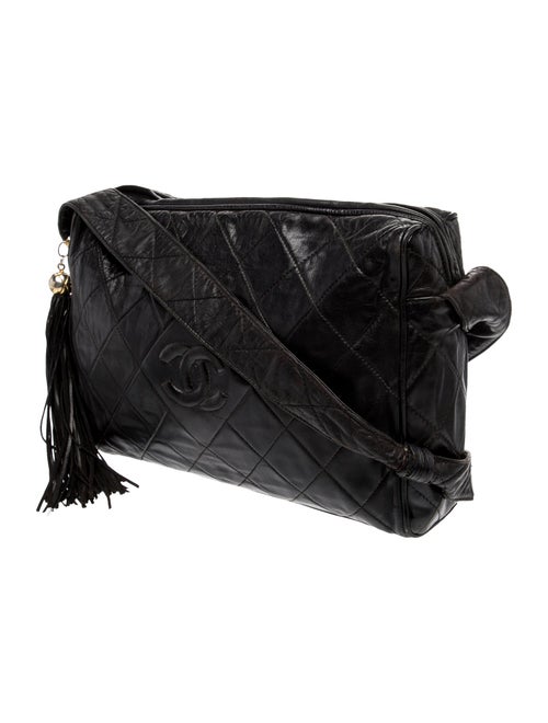 Chanel Quilted CC Tassel Camera Bag
