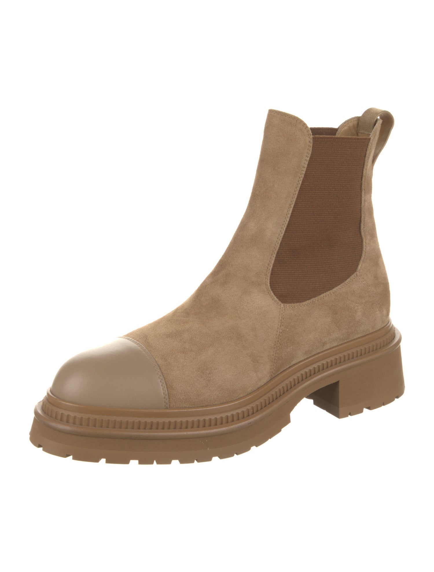 Chanel 2022 Interlocking CC Logo Chelsea Boots