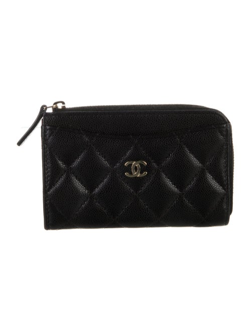 Chanel Card Holder Interlocking CC Logo Wallet