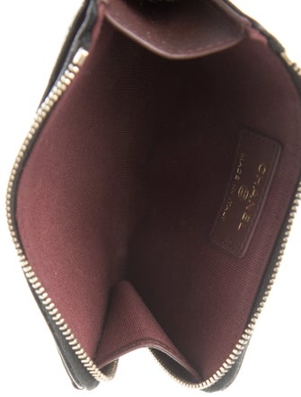 Chanel Card Holder Interlocking CC Logo Wallet