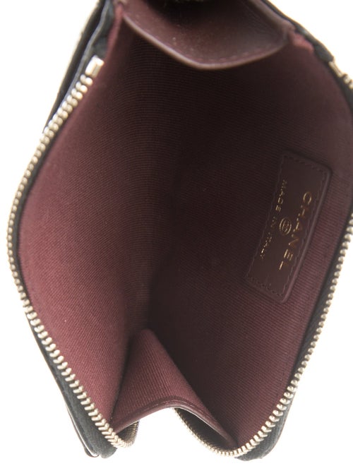 Chanel Card Holder Interlocking CC Logo Wallet