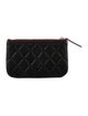 Chanel Classic Small Zipped Pouch Interlocking CC Logo Wallet