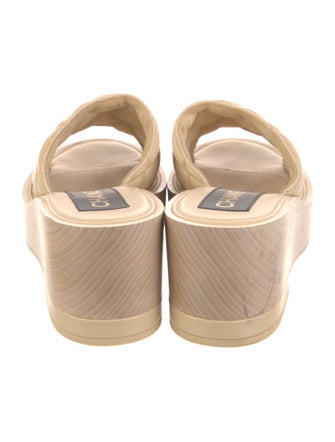 Chanel 2022 Interlocking CC Logo Slides