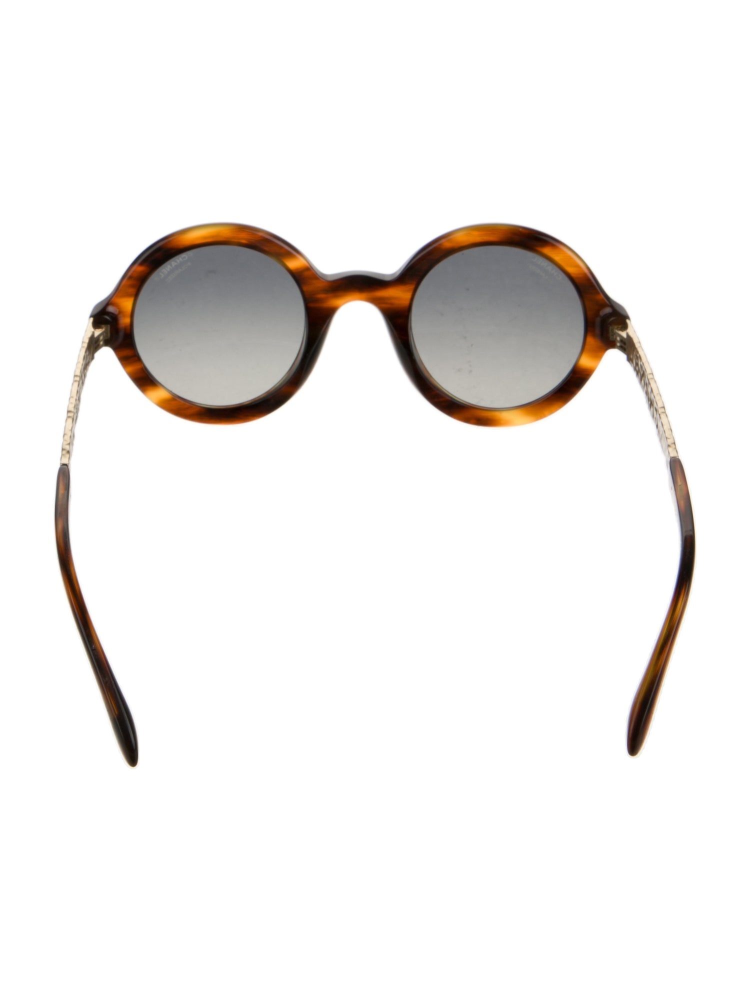 Chanel Interlocking CC Logo Round Sunglasses