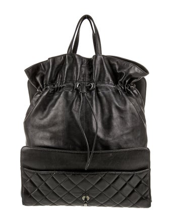 Chanel Grocery By Drawstring Flap Bag