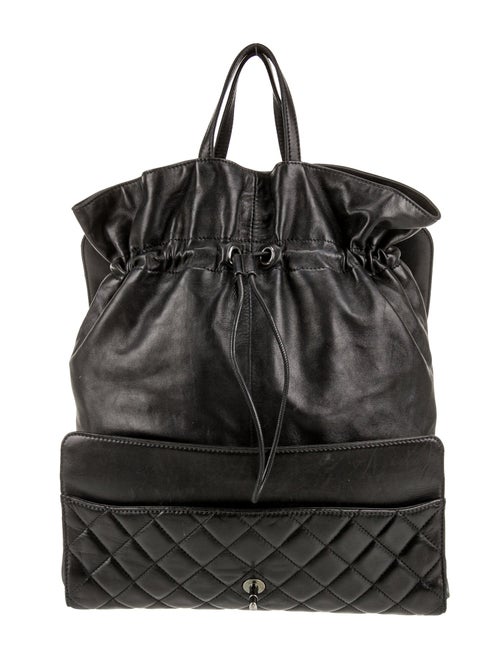 Chanel Grocery By Drawstring Flap Bag