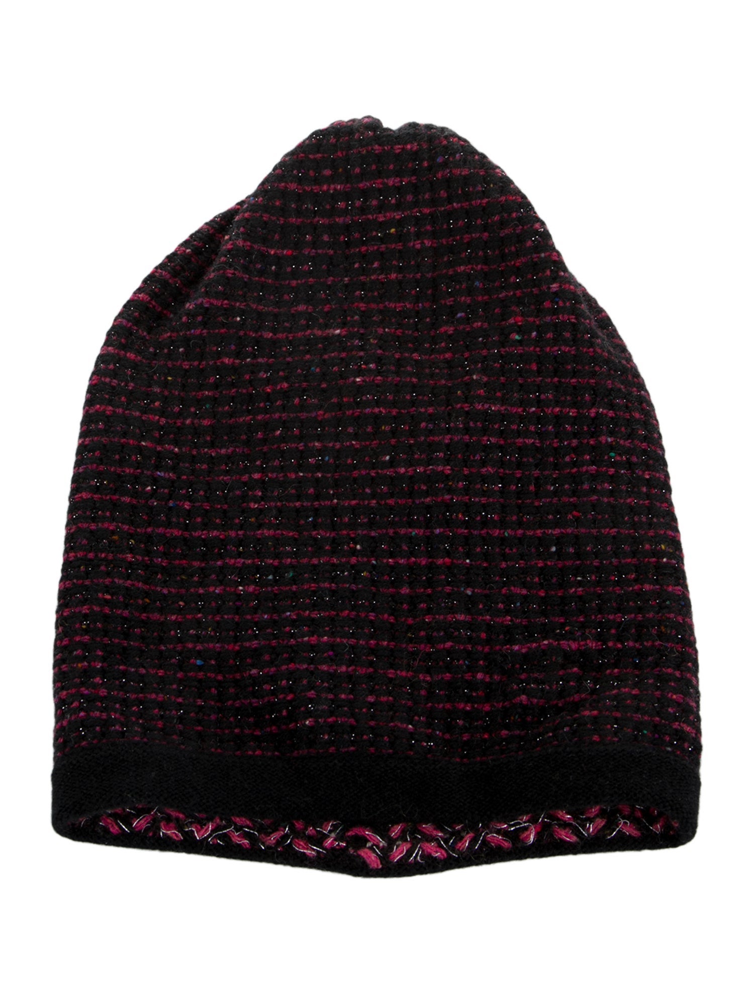 Chanel Interlocking CC Logo Cashmere Beanie