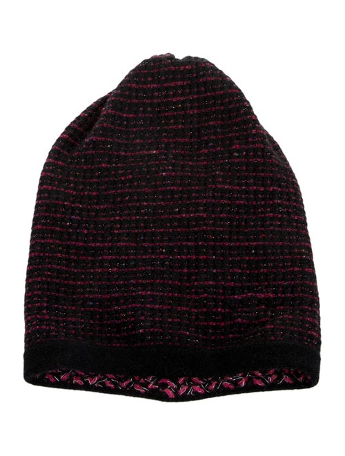 Chanel Interlocking CC Logo Cashmere Beanie