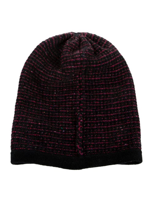 Chanel Interlocking CC Logo Cashmere Beanie