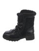 Chanel 2021 Interlocking CC Logo Combat Boots