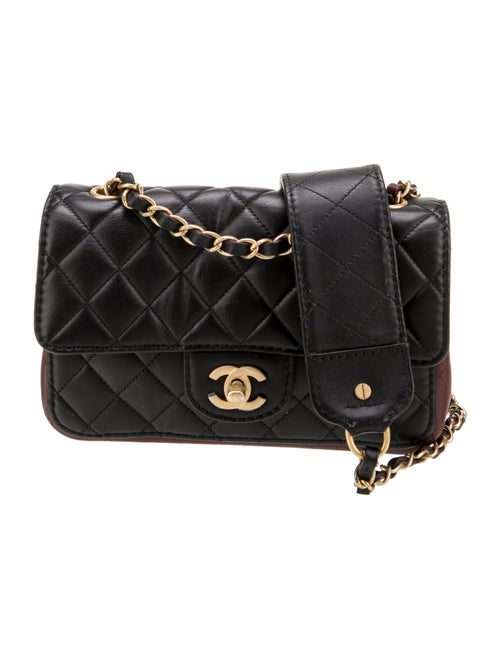 Chanel Small Strap Into Flap Bag