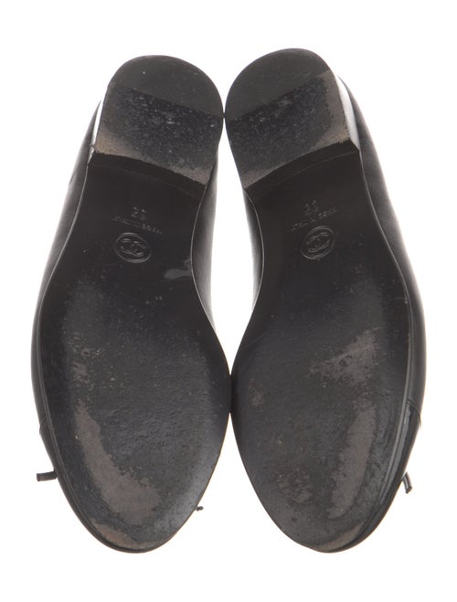 Chanel Interlocking CC Logo Leather Ballet Flats