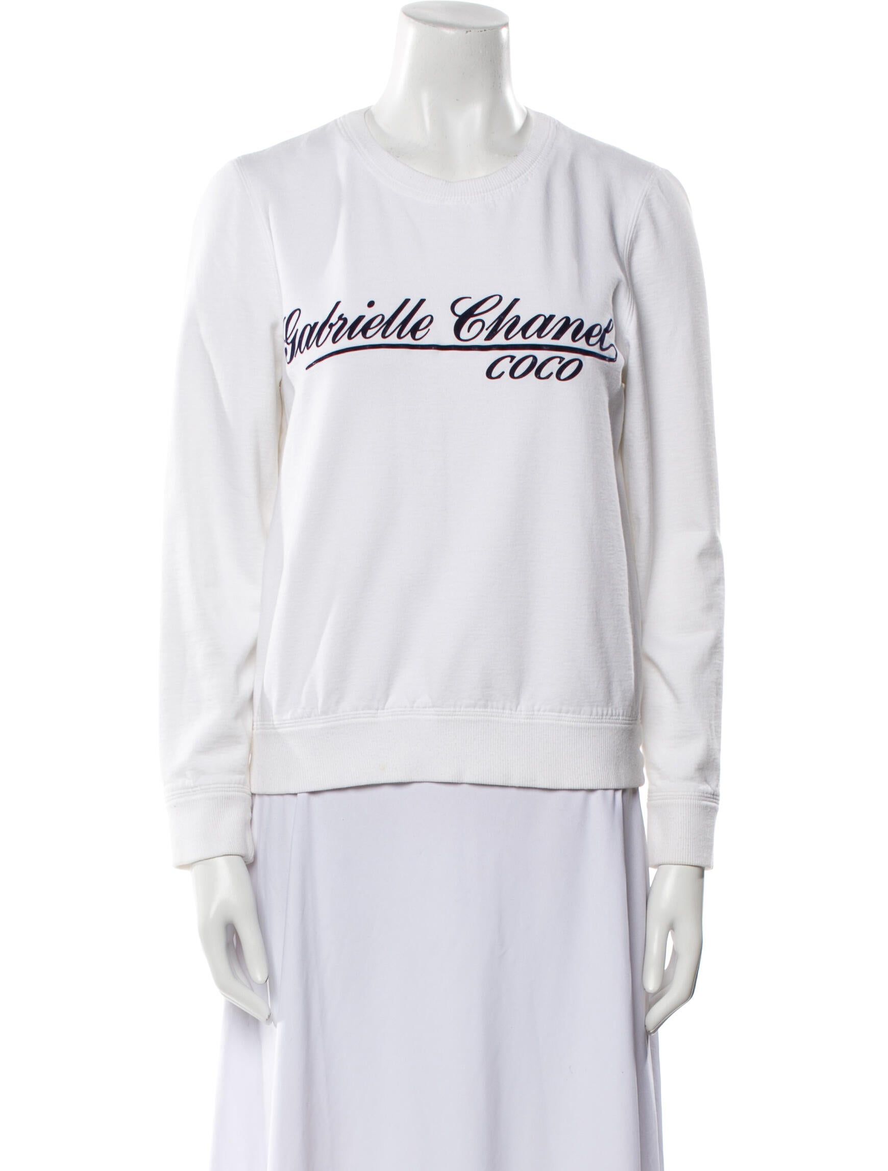 Chanel 2017 Graphic Print Sweatshirt