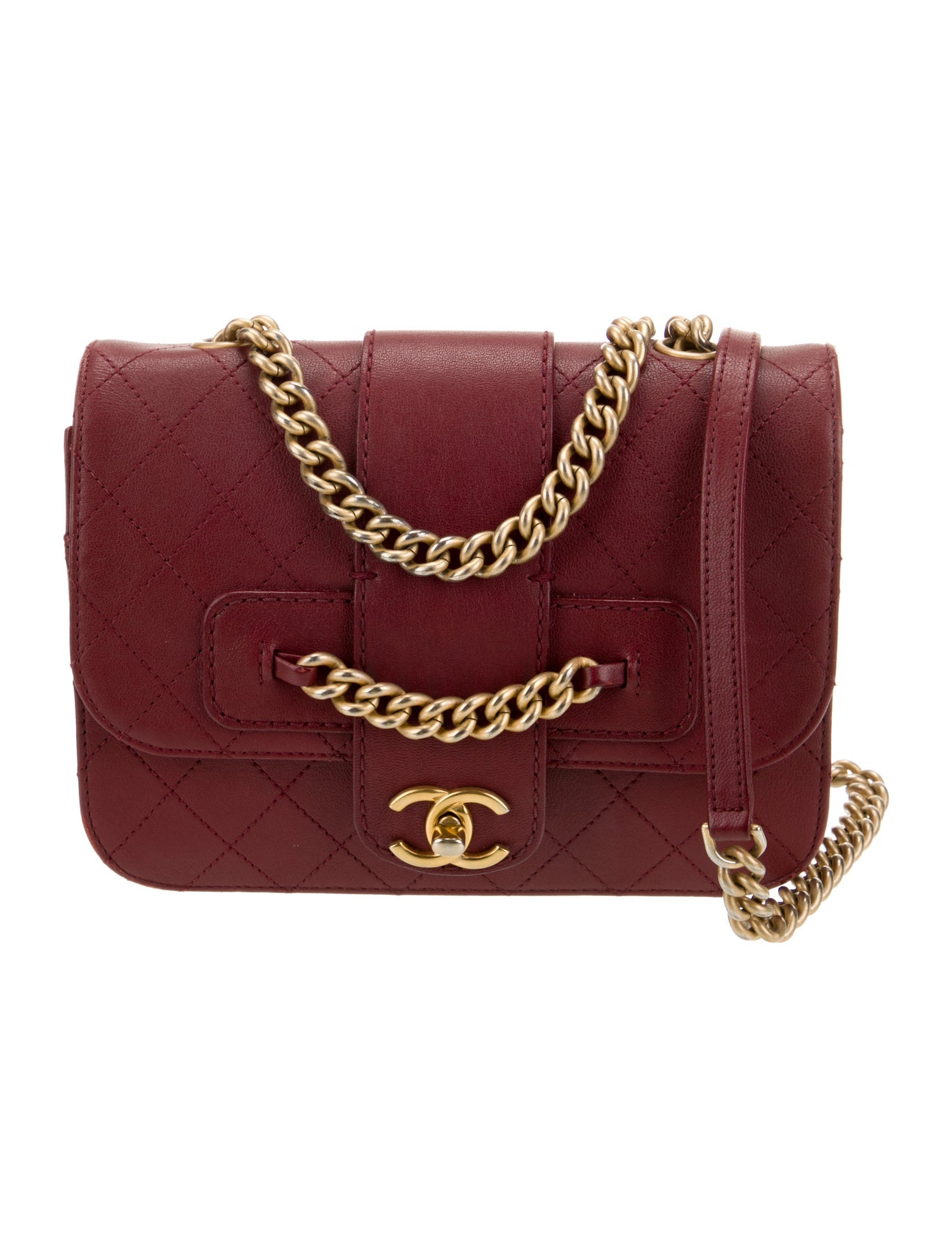 Chanel Front Chain Flap Bag
