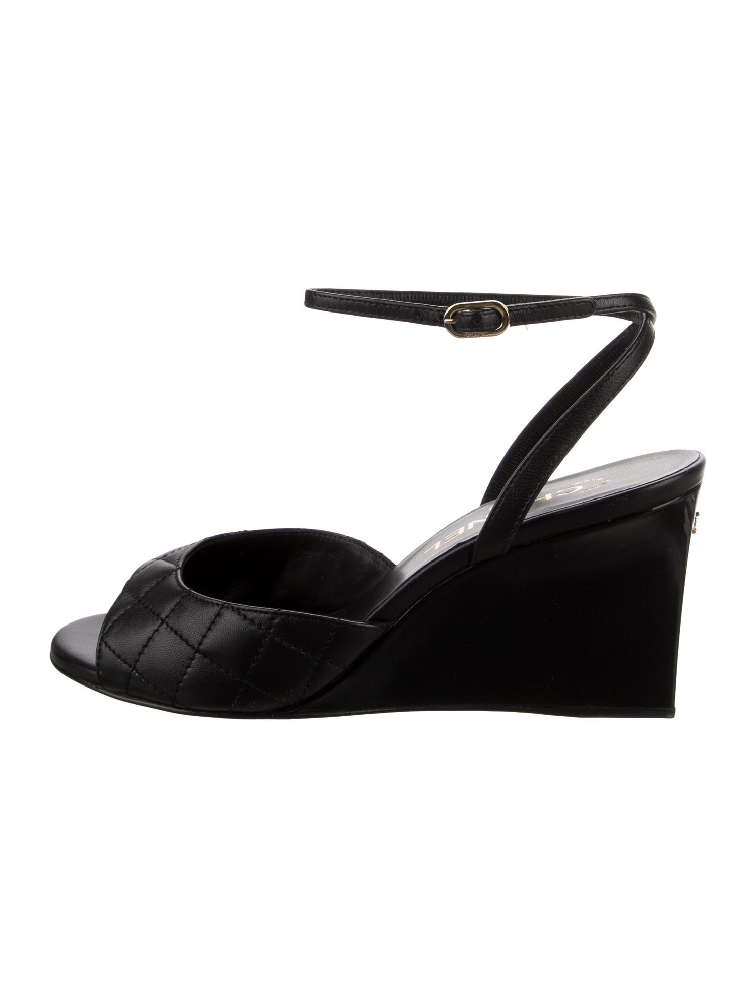 Chanel 2024 Interlocking CC Logo Sandals