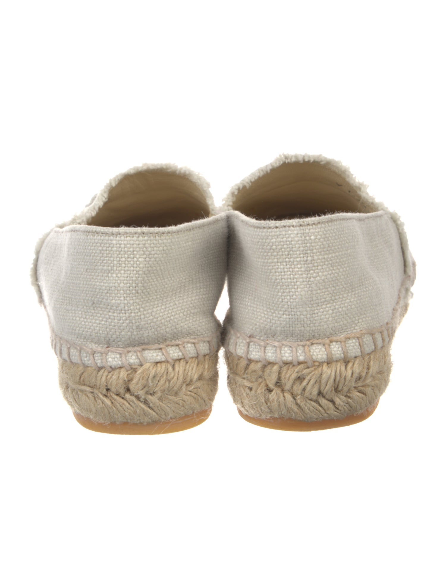 Chanel Interlocking CC Logo Canvas Espadrilles