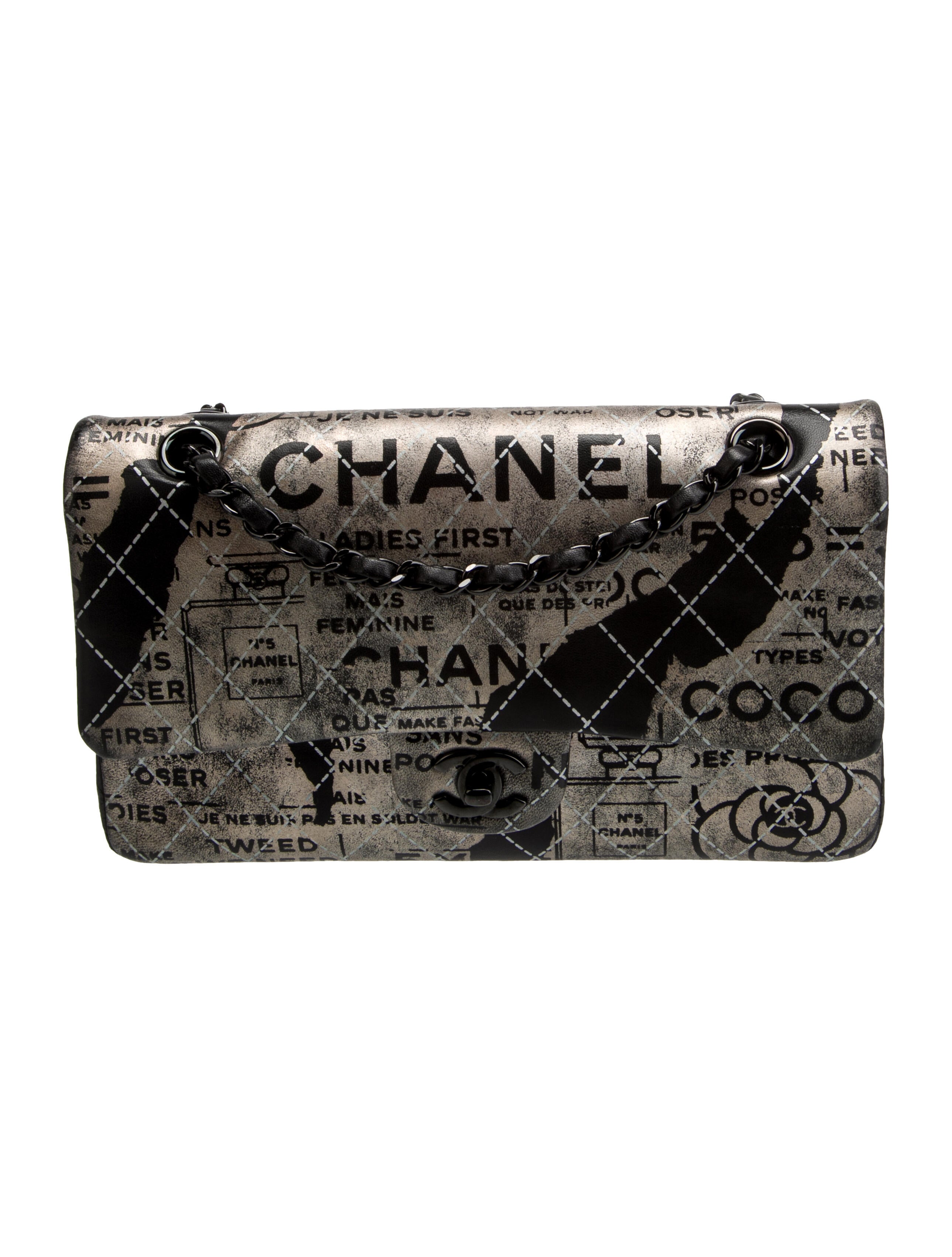 Chanel Medium Hand-Painted Classic Double Flap Bag