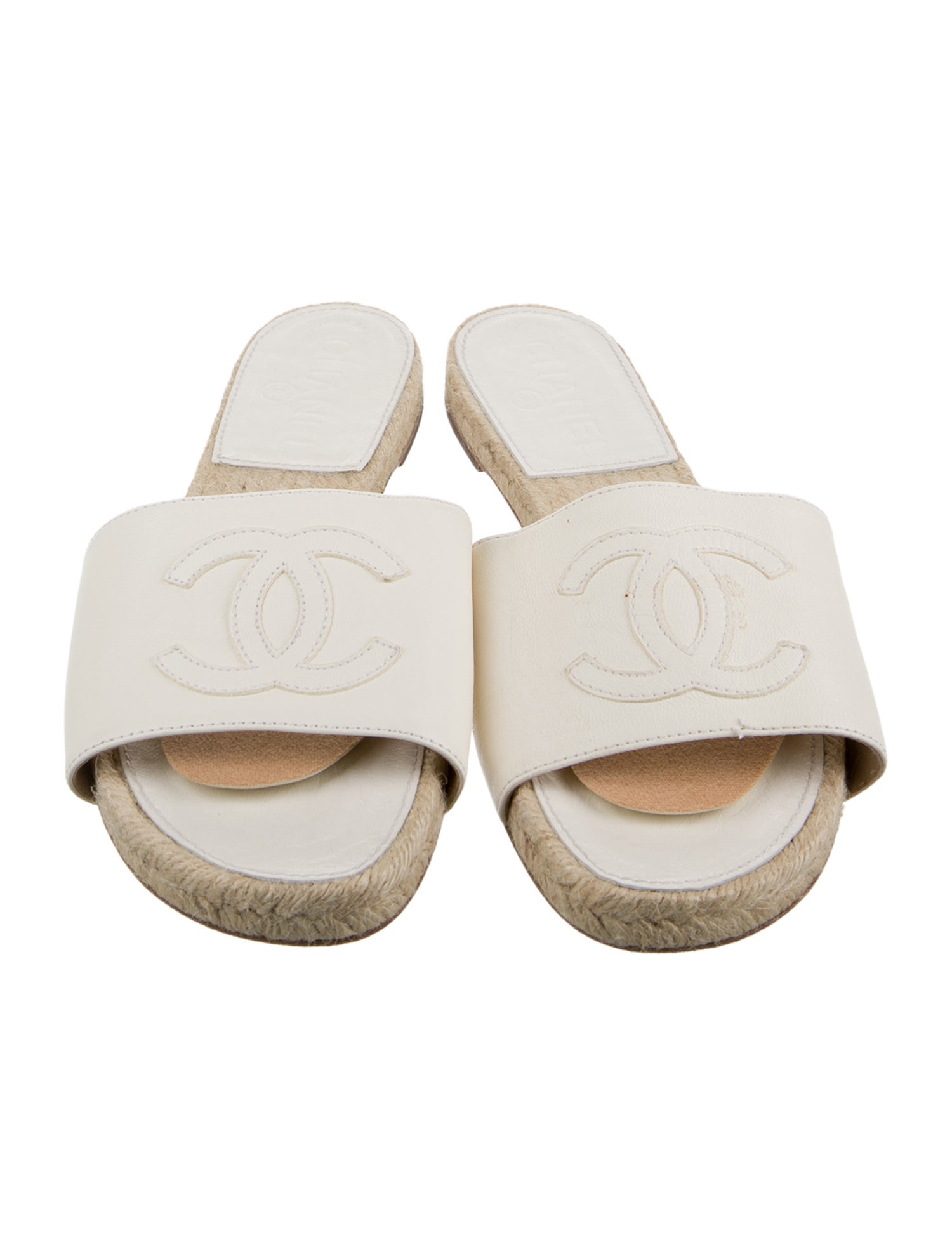 Chanel 2014 Interlocking CC Logo Espadrilles