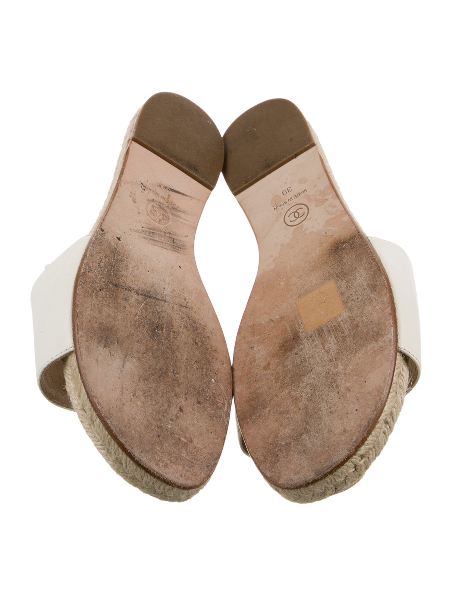 Chanel 2014 Interlocking CC Logo Espadrilles