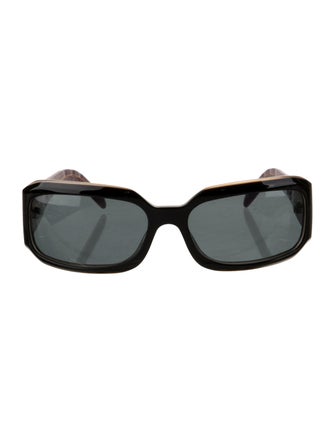Chanel Quilted Pattern Square Sunglasses