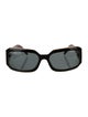 Chanel Quilted Pattern Square Sunglasses