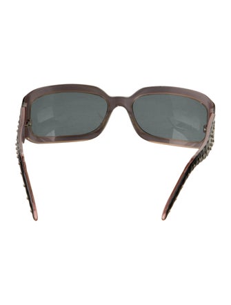 Chanel Quilted Pattern Square Sunglasses