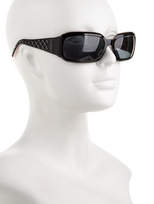 Chanel Quilted Pattern Square Sunglasses
