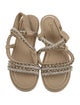 Chanel 2022 Interlocking CC Logo Gladiator Sandals