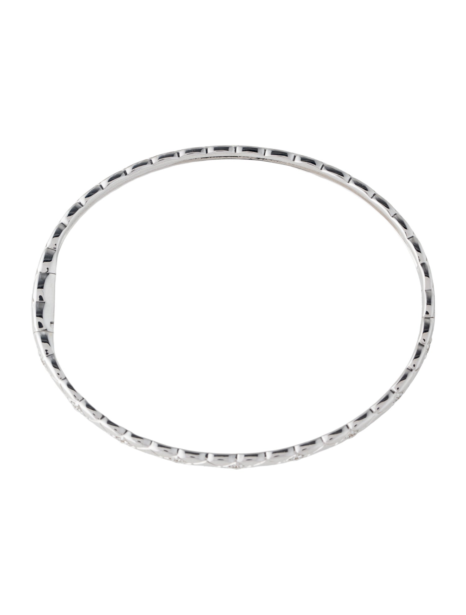 Chanel 18K Diamond Coco Crush Bangle