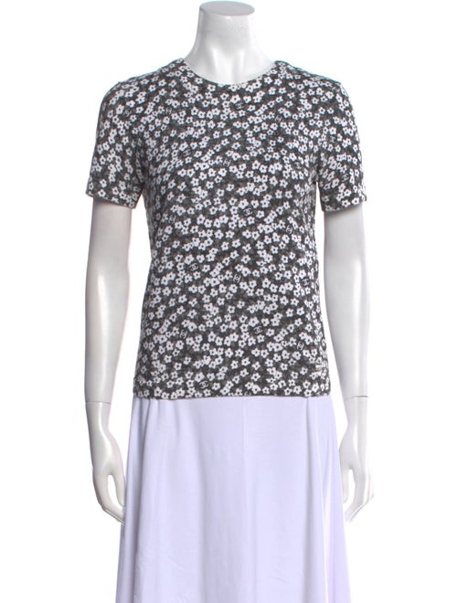 Chanel 2024 Floral Print T-Shirt